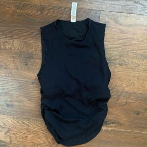 ALO Yoga Black Tank with Built in Bra and cups